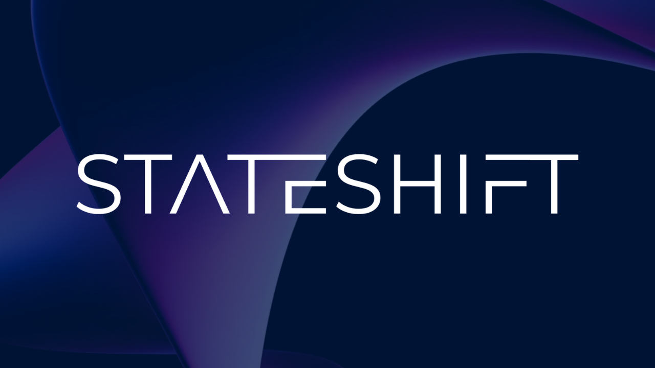 Stateshift logo in white