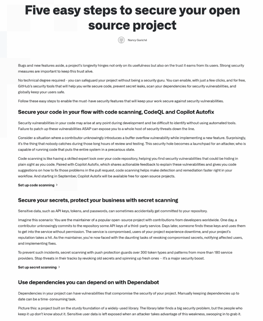 Github Protect Your Project before Stateshift's help